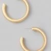Fame Accessories A Little Bold Hoop Earrings