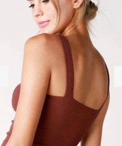 Tops NikiBiki Ruby Ribbed Crop Tank 59 Tops NikiBiki Ruby Ribbed Crop Tank