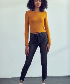 Kancan Bottoms Jax Mid Rise Denim