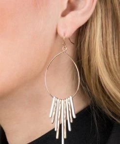Sublime Clothing Boutique Accessories Circle Fringe Drop Earring