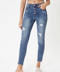 Kancan Oliver Mid Rise Denim
