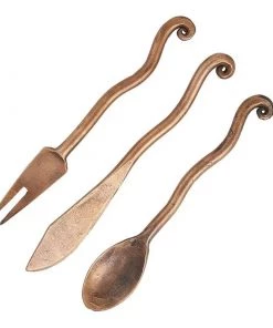 Santa Barbara Designs Gifts + Home Accents Antique Copper Cutlery Set