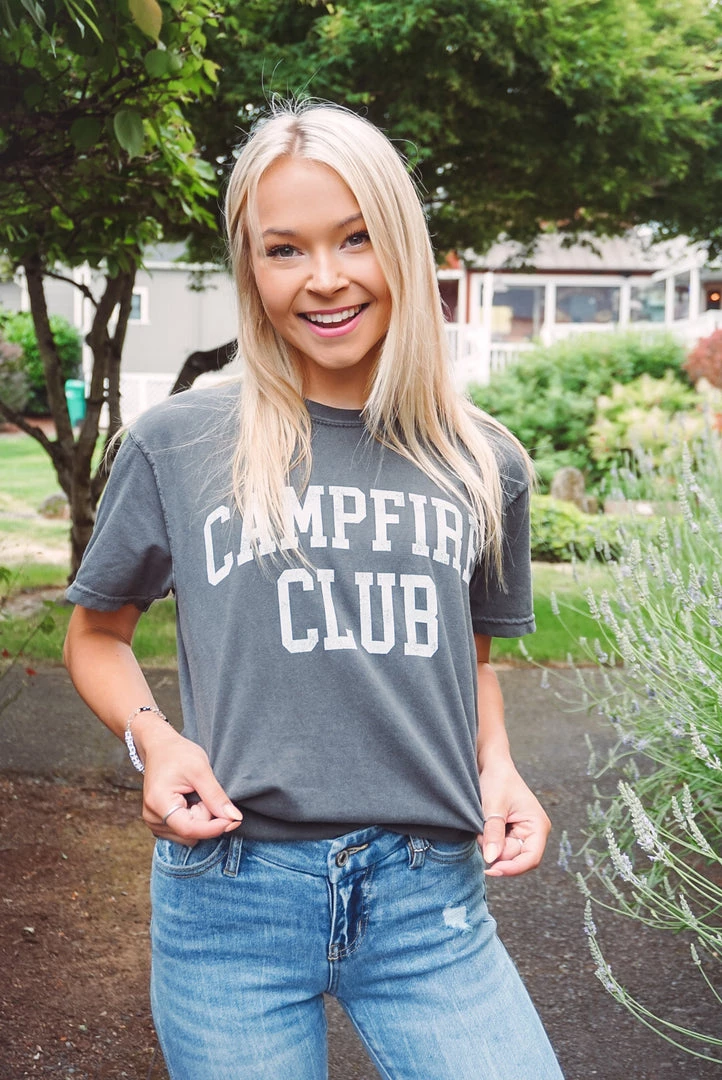 Oat Collective New Arrivals Campfire Club Tee 3 Oat Collective New Arrivals Campfire Club Tee
