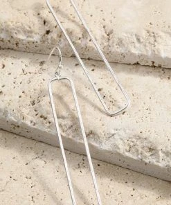 Sublime Clothing Boutique Open Bar Drop Earrings