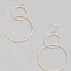 Fame Accessories Circle Around Hoop Earrings