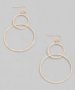 Fame Accessories Circle Around Hoop Earrings