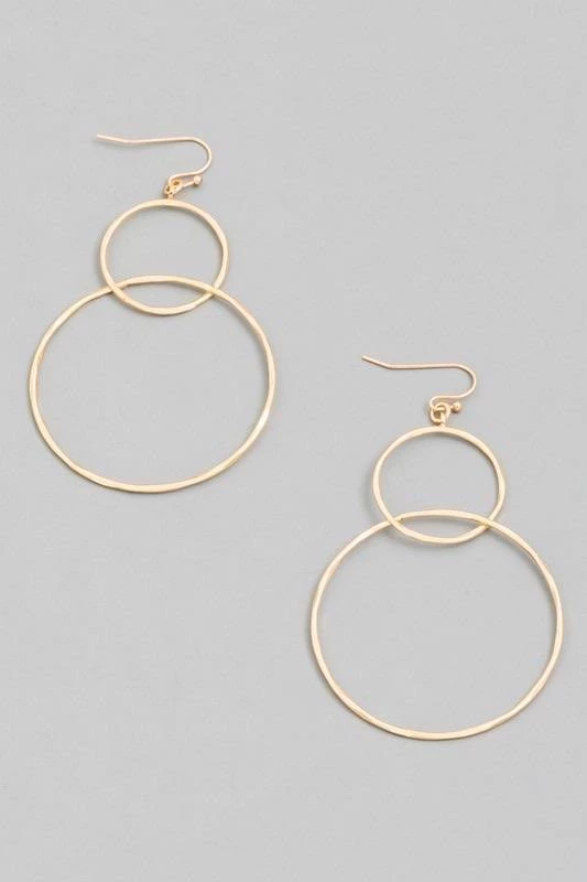 Fame Accessories Circle Around Hoop Earrings 1 Fame Accessories Circle Around Hoop Earrings