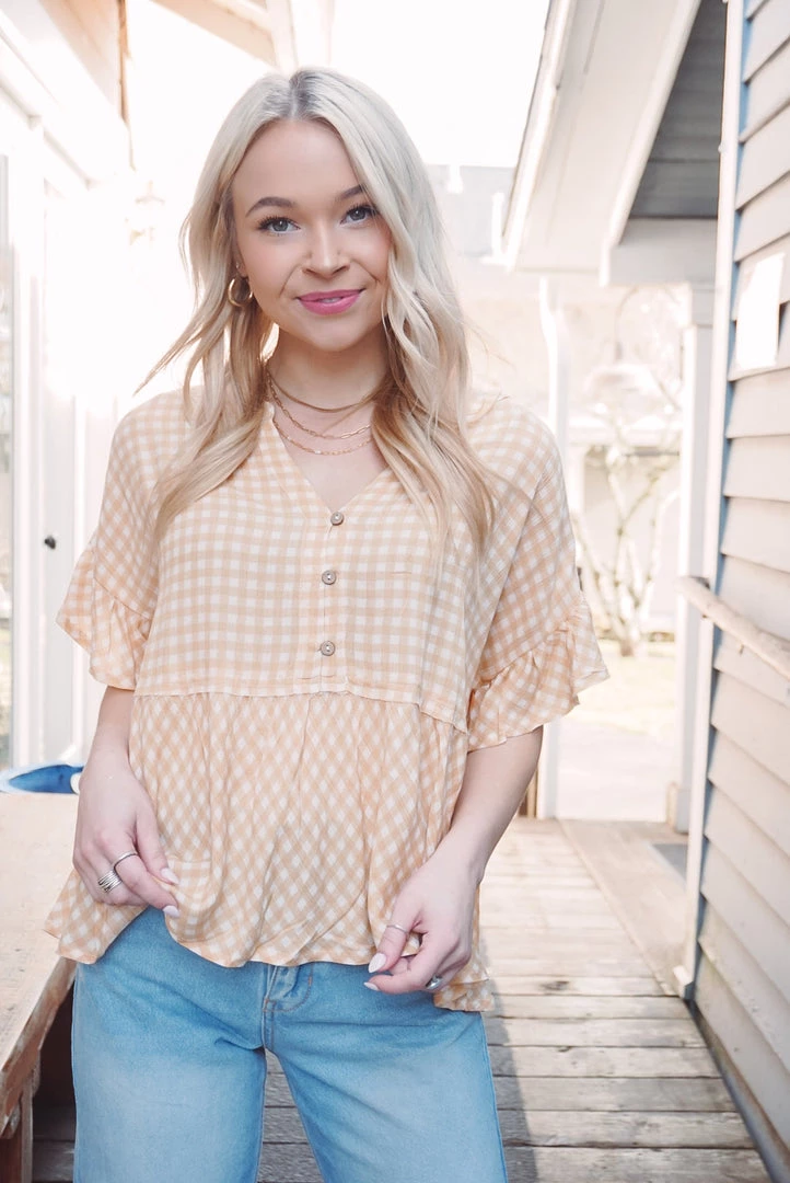 Promesa Derby Peplum Blouse 5 Promesa Derby Peplum Blouse