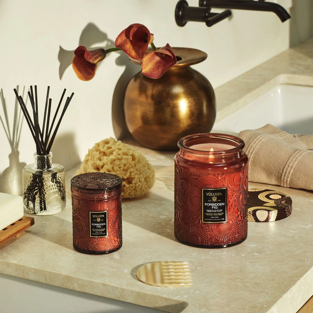 Gifts + Home Accents Voluspa Forbidden Fig Large Jar Candle 4 Gifts + Home Accents Voluspa Forbidden Fig Large Jar Candle
