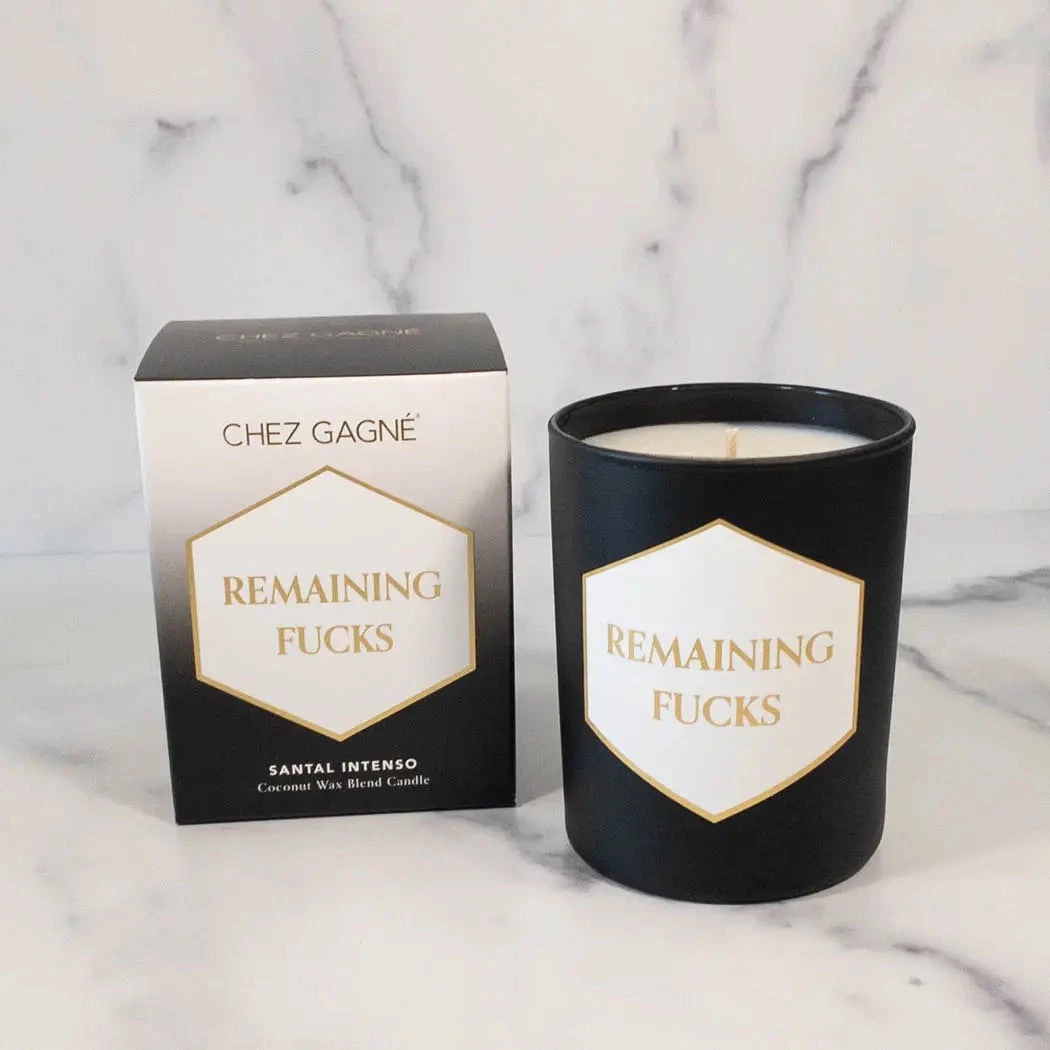 Chez Gagne Remaining Fucks Candle Gifts + Home Accents 4 Chez Gagne Remaining Fucks Candle Gifts + Home Accents