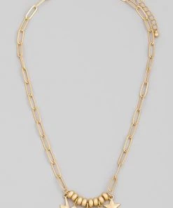 Fame Accessories Lightening Star Chain Necklace