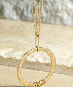 Urbanista Wrapped Up Circle Pendant Necklace Accessories