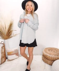 La Miel Tops Celia Button Down 67 La Miel Tops Celia Button Down