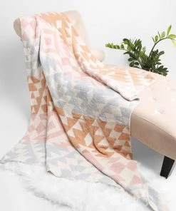 Hana Gifts + Home Accents Cozy Aztec Throw Blanket