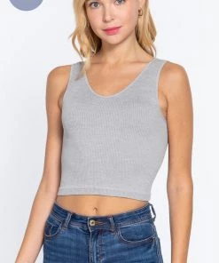 Active Basic Indie Ribbed Tank New Arrivals