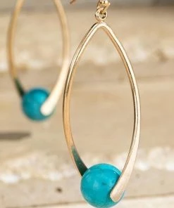 Urbanista Accessories Beaded Natural Stone Earrings