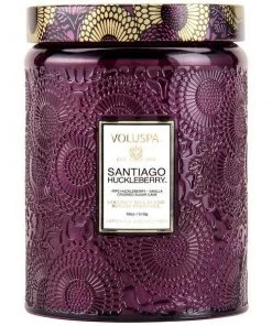 Sublime Clothing Boutique Voluspa Santiago Huckleberry Large Jar Gifts + Home Accents
