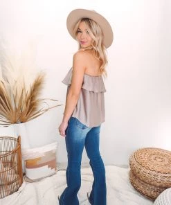 La Miel Lucia Ruffle Top Tops