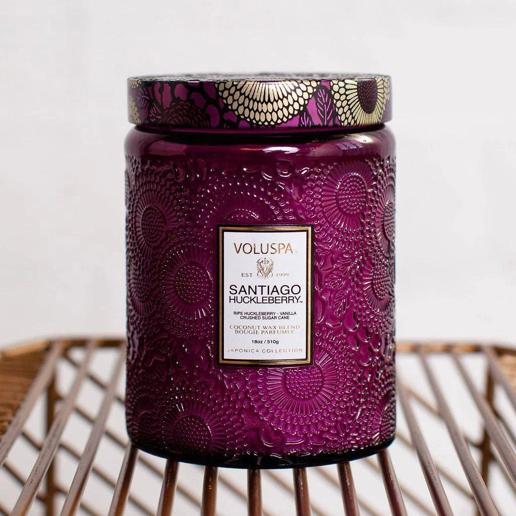 Sublime Clothing Boutique Voluspa Santiago Huckleberry Large Jar Gifts + Home Accents 1 Sublime Clothing Boutique Voluspa Santiago Huckleberry Large Jar Gifts + Home Accents