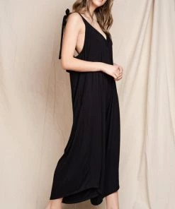 Charlotte Avery Beachwood Tie Strap Jumpsuit Dresses + Rompers