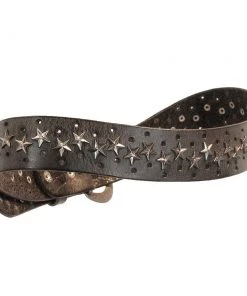 Embrazio Accessories Embracing Star Curved Leather Belt