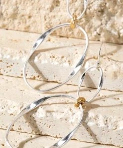 Sublime Clothing Boutique Accessories Double Circle Mixed Drop Earrings