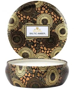 Sublime Clothing Boutique Gifts + Home Accents Voluspa Baltic Amber 3 Wick Tin