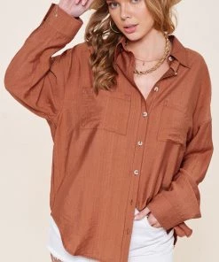 La Miel Izzy Button Up 36 La Miel Izzy Button Up