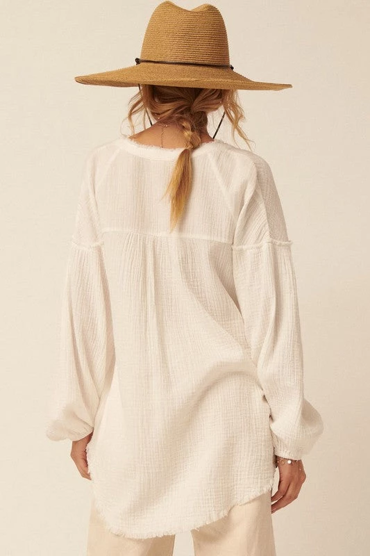 Promesa Tops Ollie Gauze Pullover 10 Promesa Tops Ollie Gauze Pullover