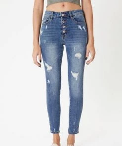 Kancan Oliver Mid Rise Denim