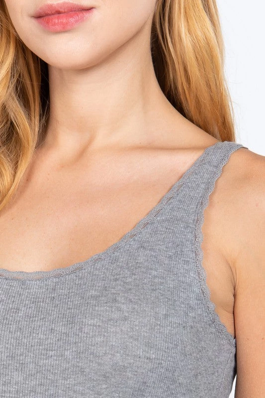 Active Basic New Arrivals Hartley Lace Trim Cami 6 Active Basic New Arrivals Hartley Lace Trim Cami