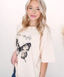 Promesa Tops Born To Fly Tee