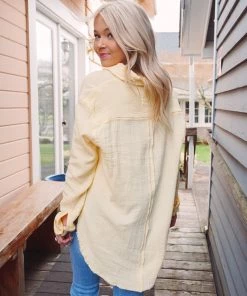 La Miel Tops Celia Button Down 53 La Miel Tops Celia Button Down