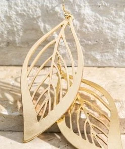 Urbanista Filigree Leaf Dangle Earring Accessories