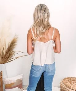 La Miel Brindle Polka Dot Tank Tops