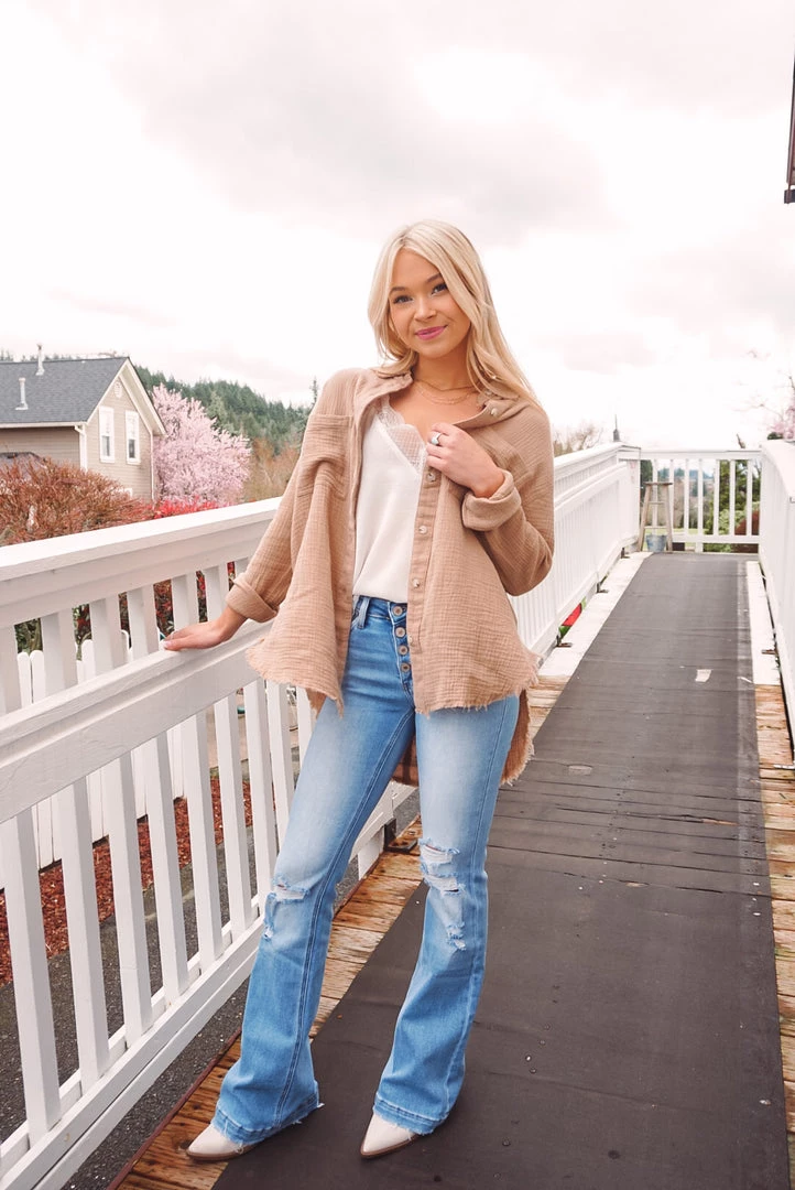 La Miel Tops Celia Button Down 7 La Miel Tops Celia Button Down