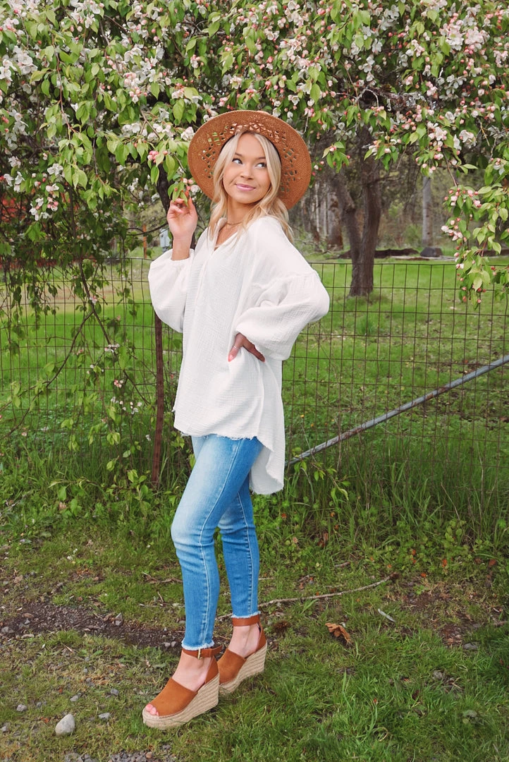 Promesa Tops Ollie Gauze Pullover 4 Promesa Tops Ollie Gauze Pullover