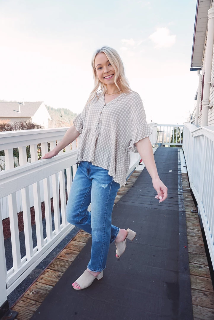 Promesa Derby Peplum Blouse 9 Promesa Derby Peplum Blouse