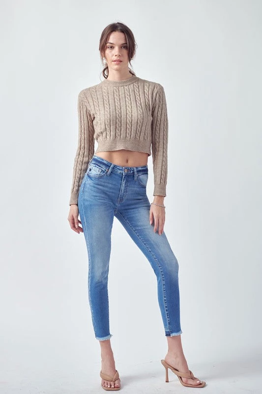 Kancan Bottoms Roel High Rise Ankle Denim 5 Kancan Bottoms Roel High Rise Ankle Denim