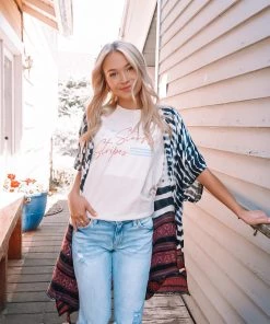 Oat Collective Stars & Stripes Graphic Tee Tops