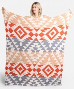 Hana Gifts + Home Accents Cozy Aztec Throw Blanket
