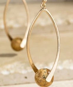 Urbanista Accessories Beaded Natural Stone Earrings