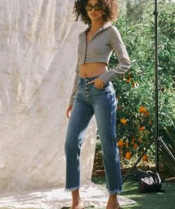 Kancan Nathaniel High Rise Straight Denim