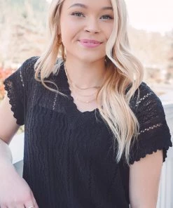 Hem & Thread Bentley Pointelle Sweater Set