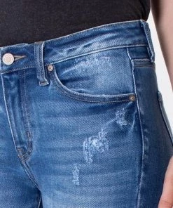 Kancan Lincoln Mid Rise Denim Bottoms