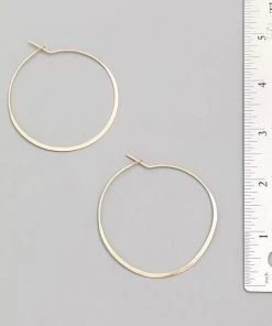 Sublime Clothing Boutique Accessories Thin Hoop Earrings