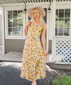 Lush Clothing Dresses + Rompers Tea Time Midi Dress