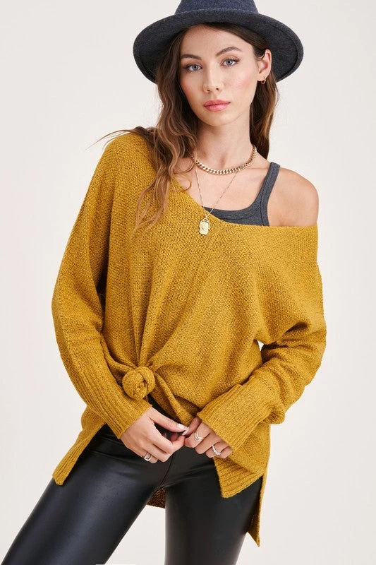La Miel Dakota V Neck Sweater 34 La Miel Dakota V Neck Sweater