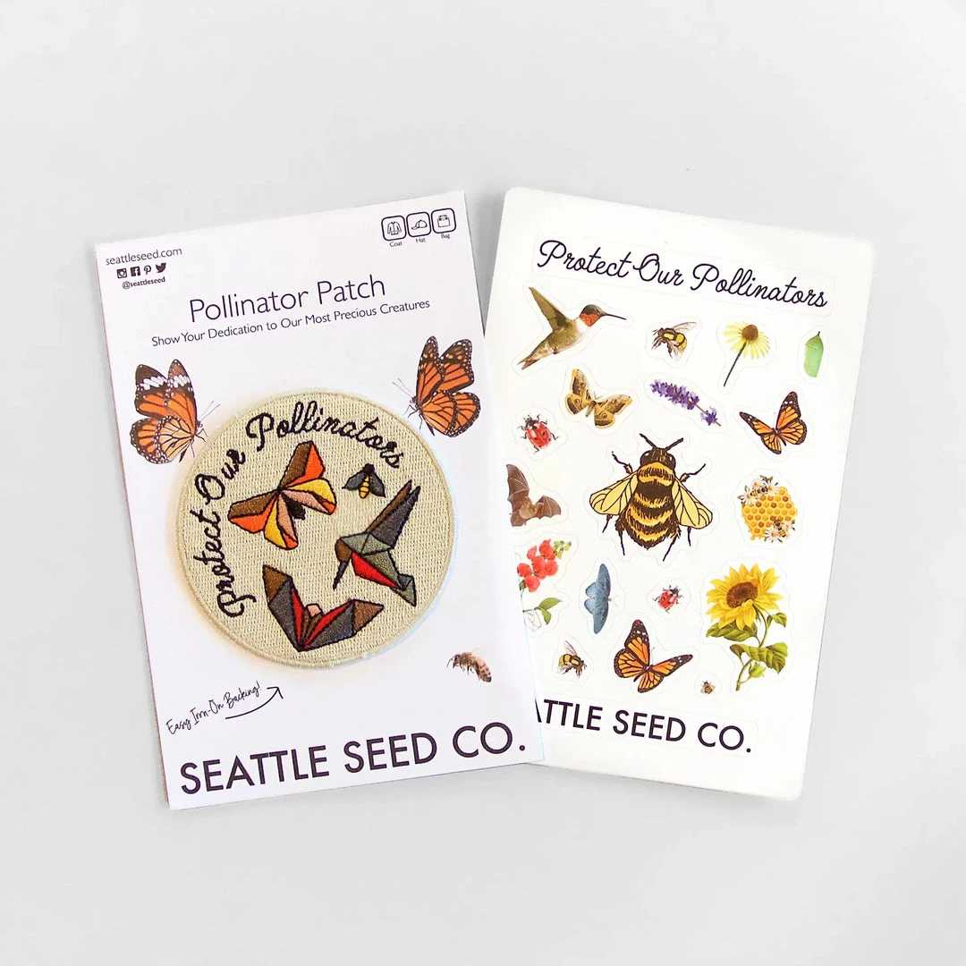 Seattle Seed Co. Pollinator Pride & Patch Sticker Kit Gifts + Home Accents 1 Seattle Seed Co. Pollinator Pride & Patch Sticker Kit Gifts + Home Accents