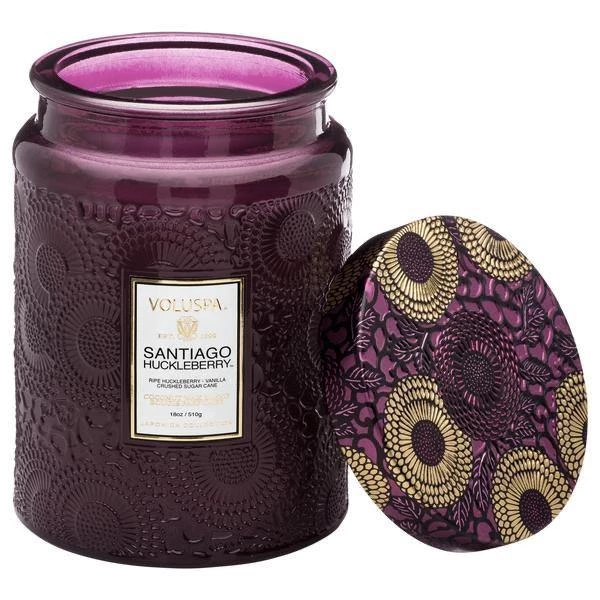Sublime Clothing Boutique Voluspa Santiago Huckleberry Large Jar Gifts + Home Accents 3 Sublime Clothing Boutique Voluspa Santiago Huckleberry Large Jar Gifts + Home Accents